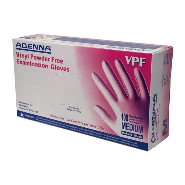 MVAP Medical Supplies > Vinyl > Vinyl Powder-Free Examination Gloves